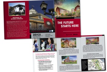  Folded Brochure: Devco/Rutgers Future Development 